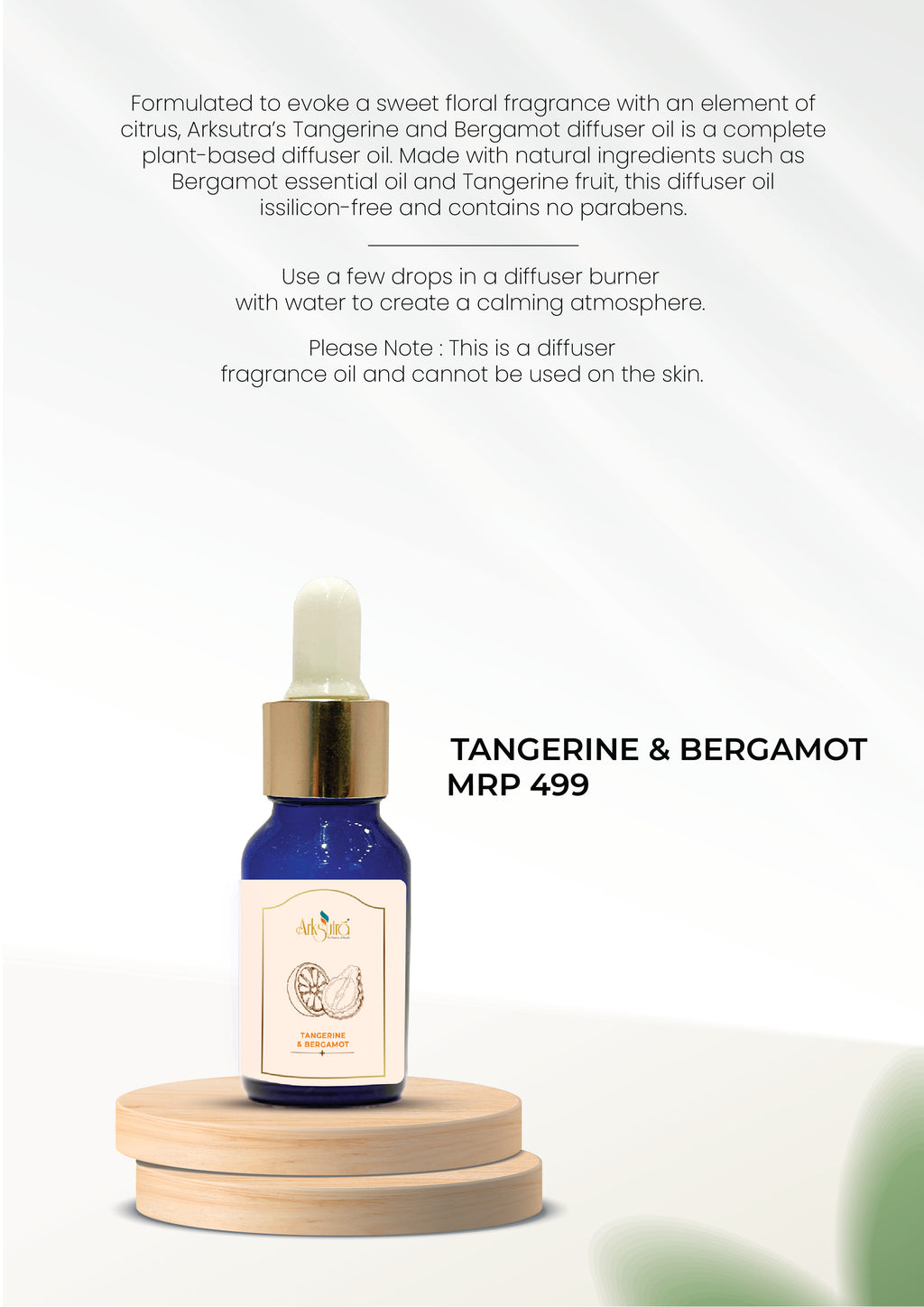 Tangerine & Bergamot diffuser oil