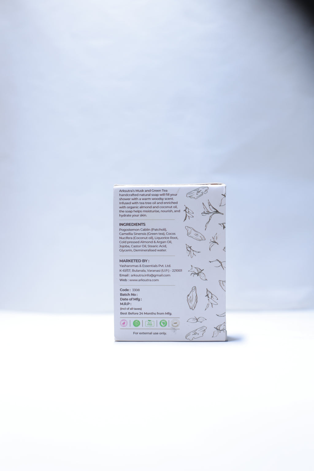 Musk & Green Tea Soap — Pack of 2