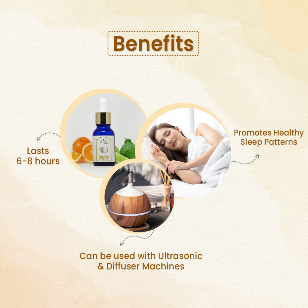 Benefits - Tangerine & bergamot diffuser oil