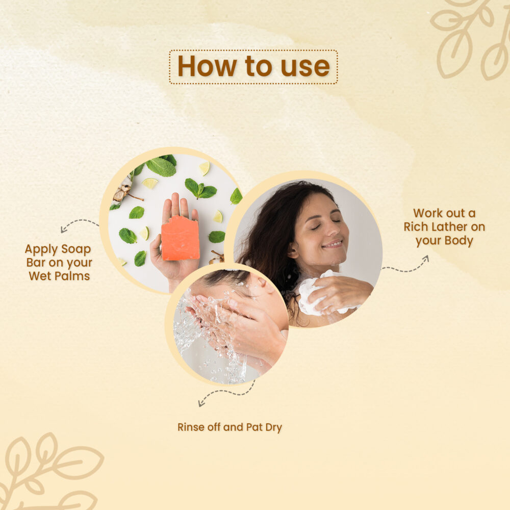 how to use - Rooh Sandalwood soap