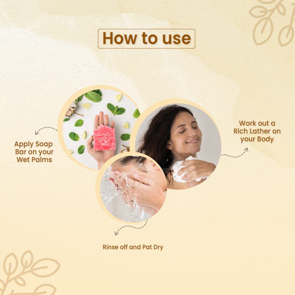 how to use - Rooh Khus HandCrafted Soap