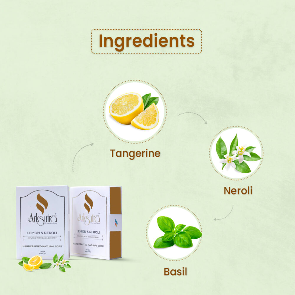Ingredients - Lemon & neroli soap