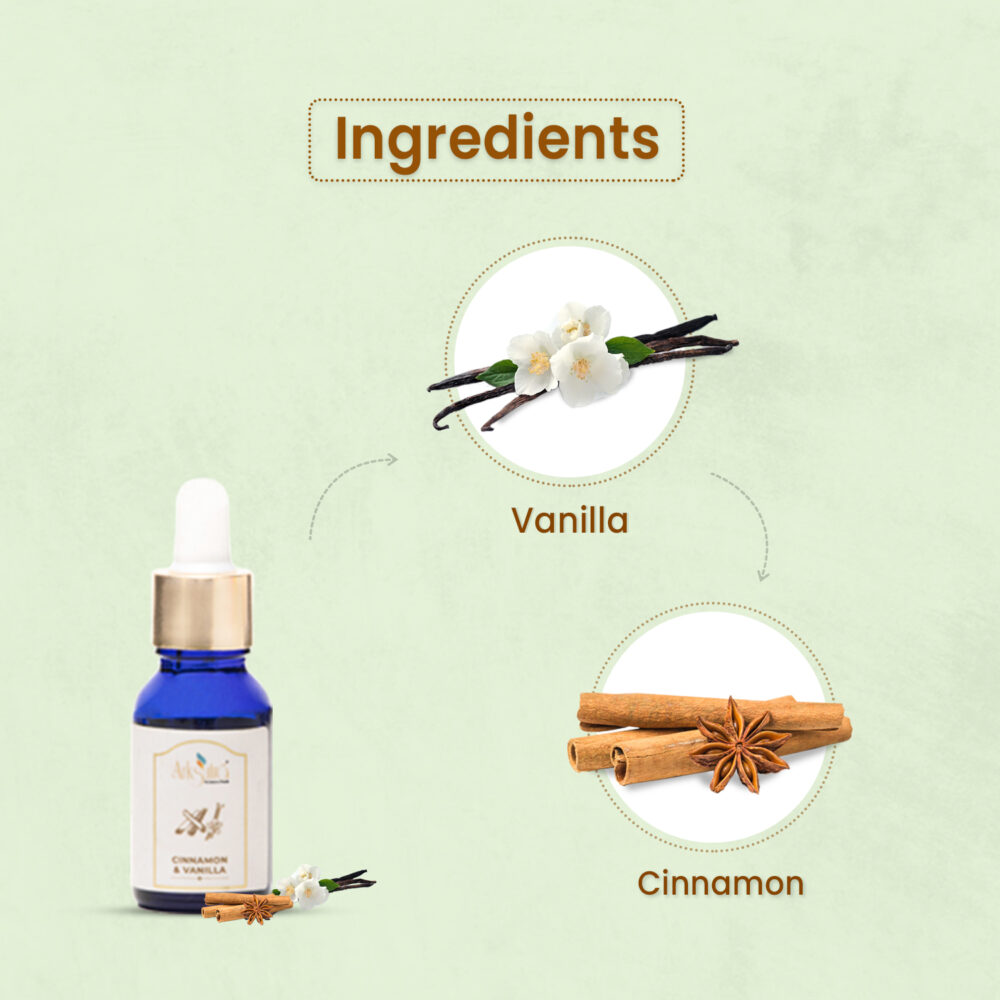 Ingredients - Cinnamon vanilla diffuser oil