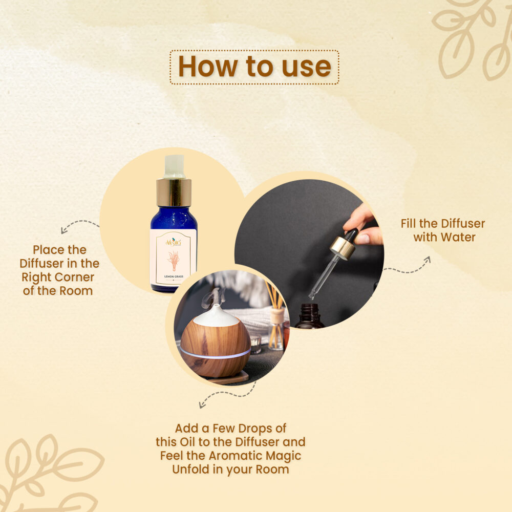 how to use - Lemongrass Diffuser Oil